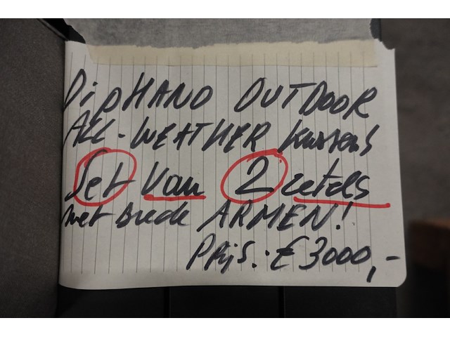 2x outdoor zetel diphano - afbeelding 4 van  4