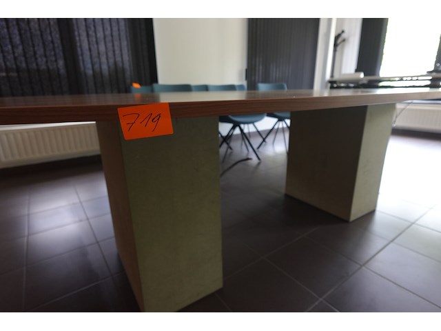 2x ovaal houten tafelblad - afbeelding 3 van  5