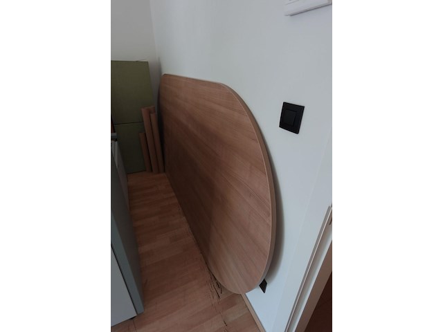 2x ovaal houten tafelblad - afbeelding 4 van  5