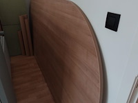 2x ovaal houten tafelblad - afbeelding 4 van  5
