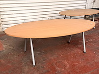 2x ovale tafels - afbeelding 2 van  3