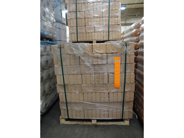 2x pallet briketten ruf - zacht hout - afbeelding 1 van  3