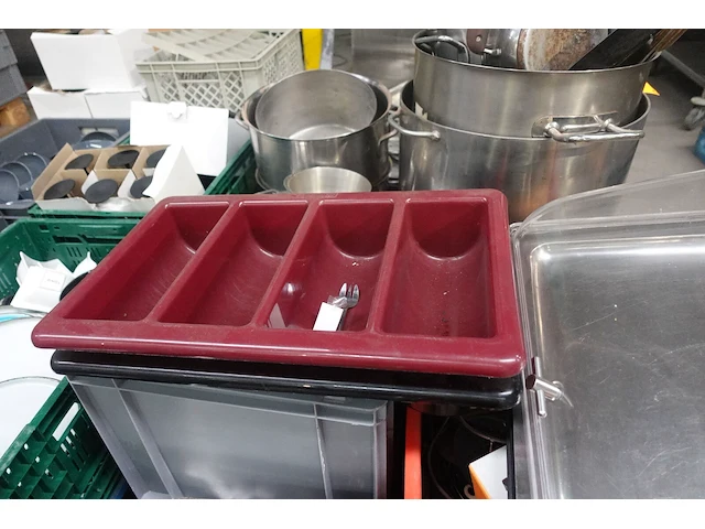 2x pallet diverse inox kookpotten + toebehoren - afbeelding 4 van  18