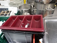 2x pallet diverse inox kookpotten + toebehoren - afbeelding 4 van  18