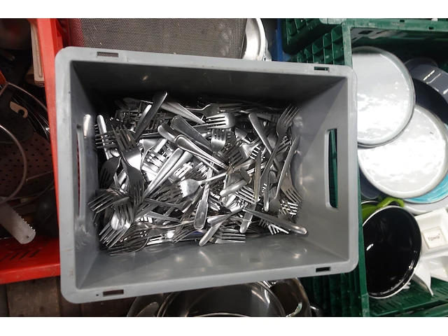 2x pallet diverse inox kookpotten + toebehoren - afbeelding 5 van  18