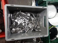 2x pallet diverse inox kookpotten + toebehoren - afbeelding 5 van  18