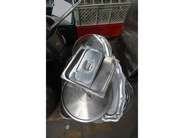 2x pallet diverse inox kookpotten + toebehoren - afbeelding 11 van  18