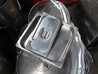 2x pallet diverse inox kookpotten + toebehoren - afbeelding 11 van  18