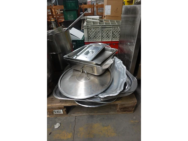2x pallet diverse inox kookpotten + toebehoren - afbeelding 12 van  18
