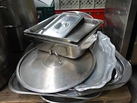 2x pallet diverse inox kookpotten + toebehoren - afbeelding 12 van  18