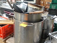 2x pallet diverse inox kookpotten + toebehoren - afbeelding 13 van  18