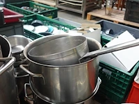 2x pallet diverse inox kookpotten + toebehoren - afbeelding 15 van  18