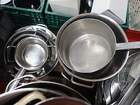 2x pallet diverse inox kookpotten + toebehoren - afbeelding 16 van  18