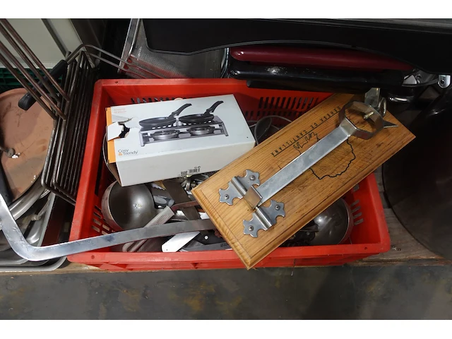 2x pallet diverse inox kookpotten + toebehoren - afbeelding 17 van  18