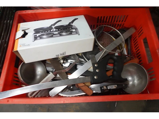 2x pallet diverse inox kookpotten + toebehoren - afbeelding 18 van  18