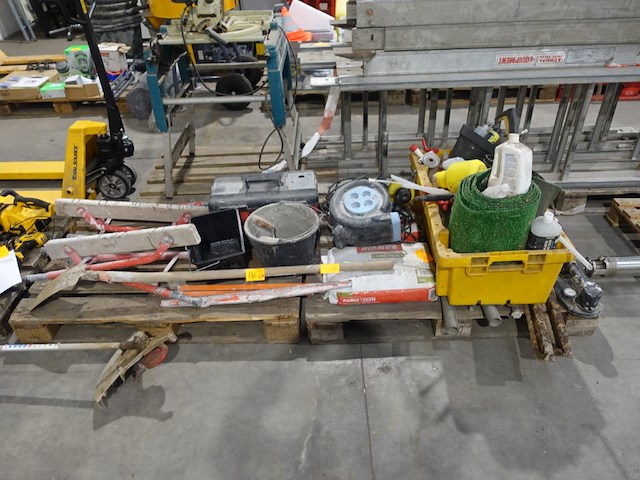 2x pallet diverse werkgereedschap - afbeelding 1 van  11