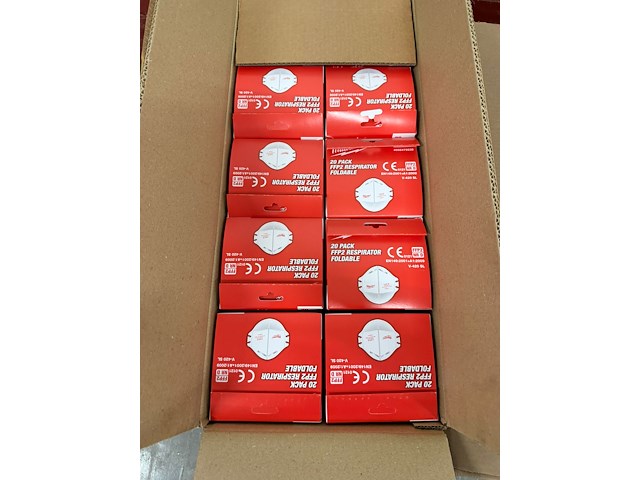 2x pallet ffp2 stofmasker milwaukee - afbeelding 2 van  3
