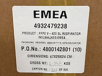 2x pallet ffp2 stofmasker milwaukee - afbeelding 3 van  3