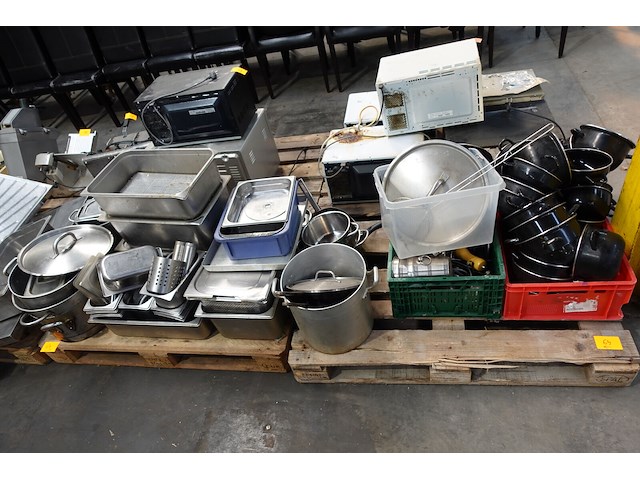 2x pallet inox keukentoebehoren - afbeelding 1 van  9