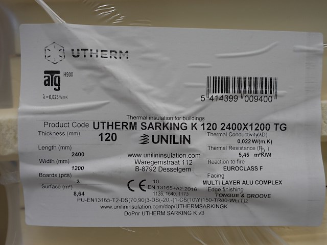 2x pallet isolatie utherm - afbeelding 3 van  3