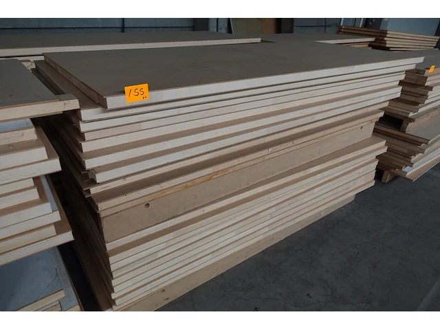 2x pallet onafgewerkte binnendeuren - afbeelding 2 van  3