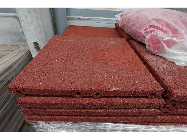 2x pallet rubberen tegels - afbeelding 2 van  5