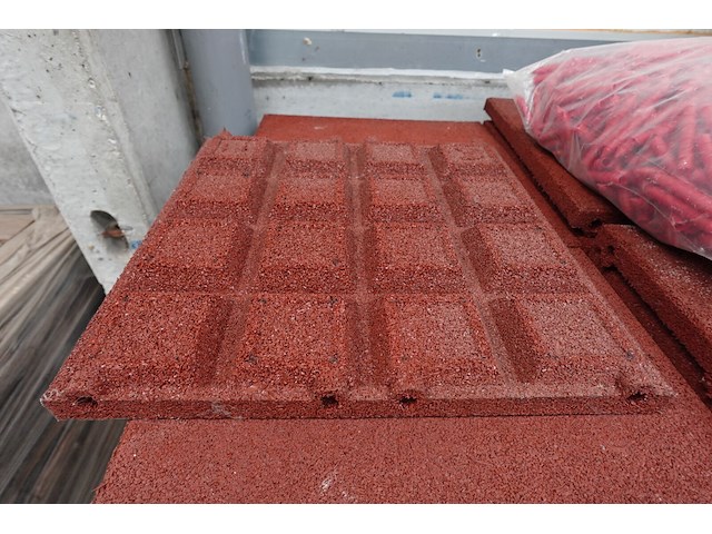 2x pallet rubberen tegels - afbeelding 3 van  5