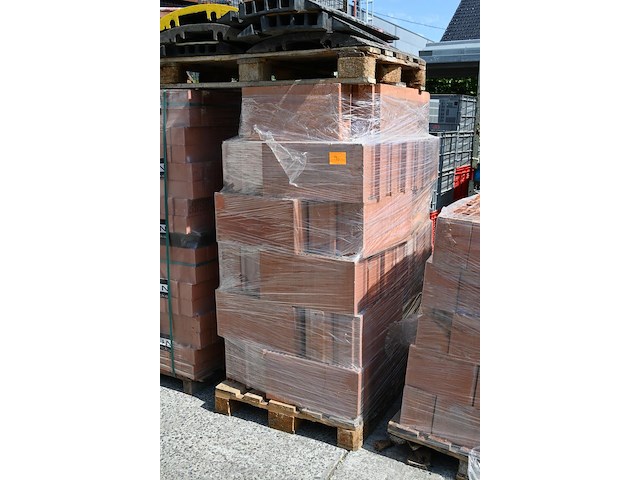 2x pallet snelbouwstenen met groef - afbeelding 2 van  2