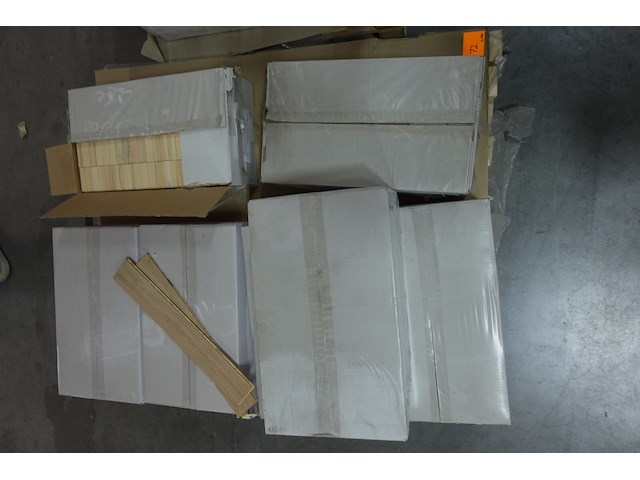 2x pallet visgraat parket - afbeelding 4 van  4
