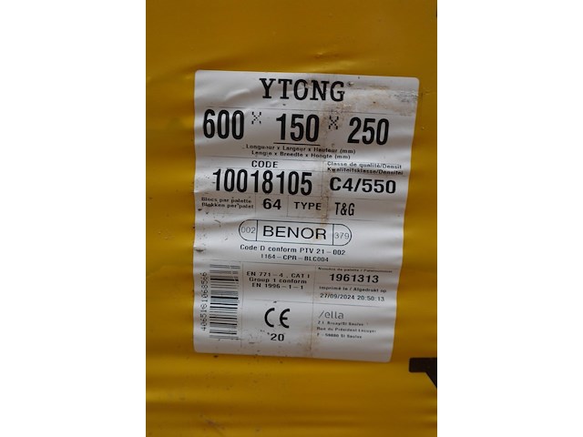2x pallet ytong - afbeelding 3 van  4