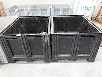 2x palletbox zwart - afbeelding 1 van  3