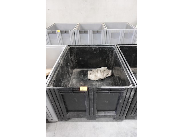 2x palletbox zwart - afbeelding 2 van  3