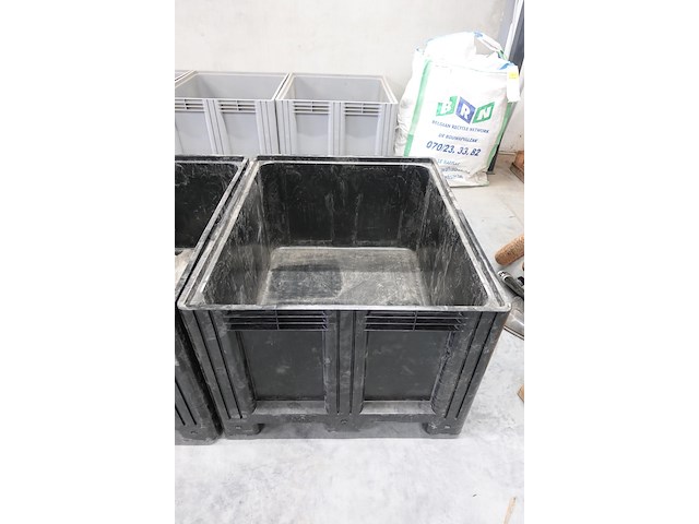 2x palletbox zwart - afbeelding 3 van  3