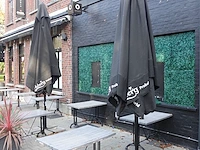 2x parasol met voet - afbeelding 2 van  2