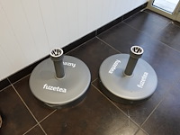 2x parasol +voet - afbeelding 2 van  2