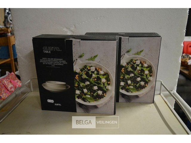 2x pasta serveerset - afbeelding 1 van  2