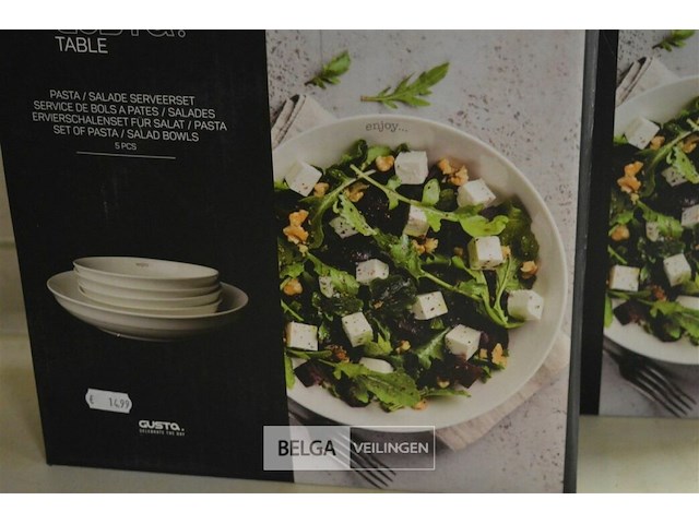 2x pasta serveerset - afbeelding 2 van  2