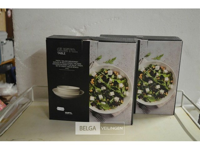 2x pasta serveerset - afbeelding 1 van  2