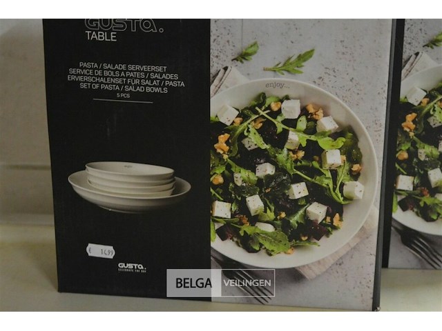 2x pasta serveerset - afbeelding 2 van  2