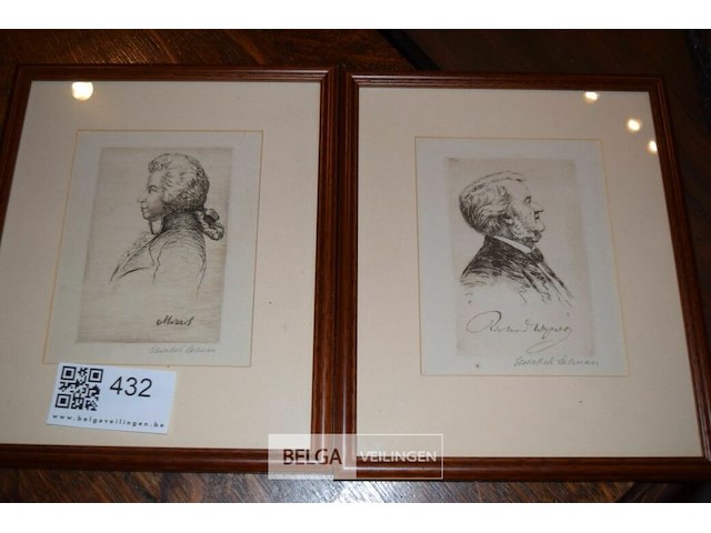 2x pentekeningen - afbeelding 1 van  3