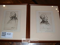 2x pentekeningen - afbeelding 1 van  3