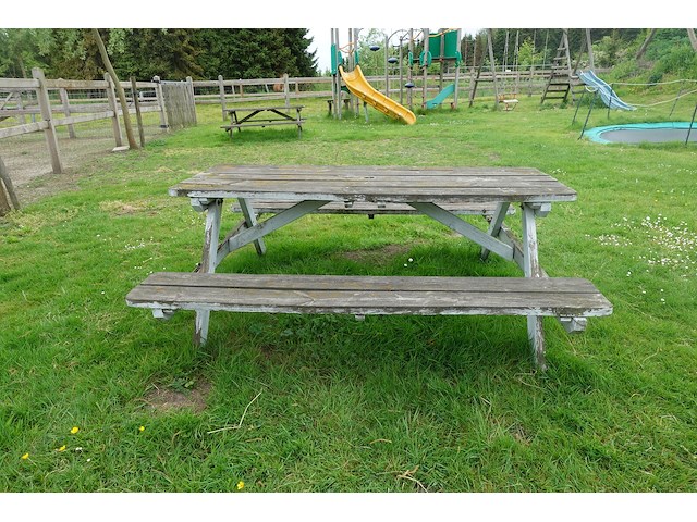 2x picknickbank - afbeelding 1 van  11