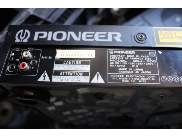 2x pioneer cdj500 - afbeelding 4 van  4