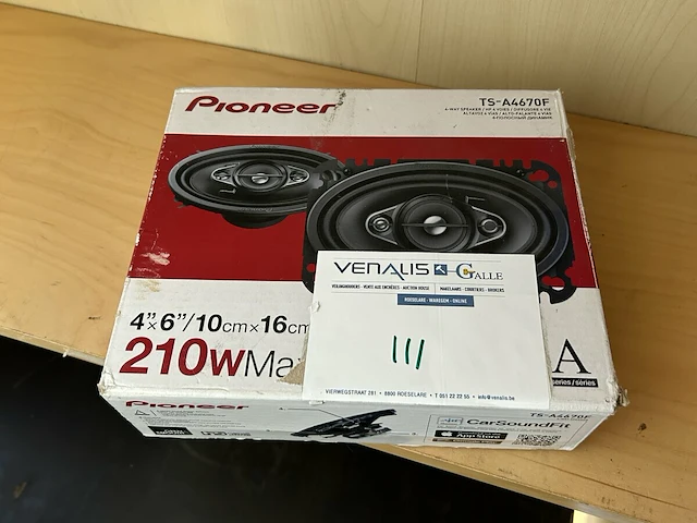 2x pioneer speaker - afbeelding 1 van  3