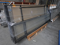 2x pivoterende stalen deur met glas - afbeelding 4 van  4