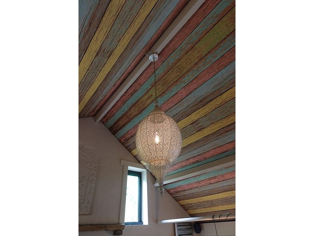 2x plafondlamp oriëntaals - afbeelding 2 van  2