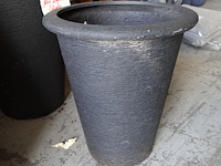 2x polyester bloempot - afbeelding 4 van  6