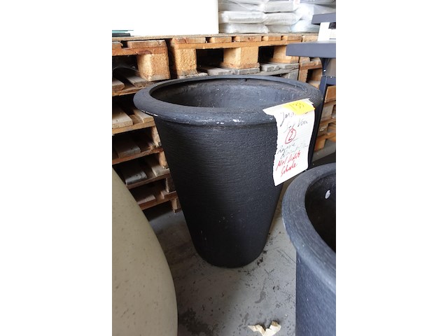 2x polyester bloempot - afbeelding 5 van  6