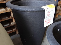 2x polyester bloempot - afbeelding 5 van  6