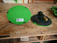 2x pompzuignappen voor glas ø25 cm - afbeelding 1 van  3